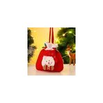 Sacs cadeaux de nol 3d  cordon en forme de pomme, ensemble de 4 pices, bonhomme de neige