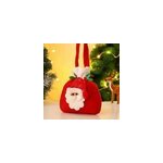 Sacs cadeaux de nol 3d  cordon en forme de pomme, ensemble de 4 pices, pre nol