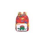 Sac  dos pour enfants, imprim dinosaure, sac  dos pour l'cole et le voyage, rouge