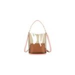 Sacs � main en gel�e pu 2 - en - 1 semi - transparents pour femmes, sac � bandouli�re, rose