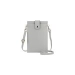 Sac à main pour téléphone portable portefeuille pour femme pochette, gris Sac à main pour téléphone portable portefeuille pour femme pochette, gris
