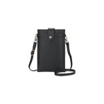 Sac à main pour téléphone portable portefeuille pour femme pochette, noir Sac à main pour téléphone portable portefeuille pour femme pochette, noir