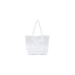 Sac de plage pour femmes, grande capacit�, sac � main �paule, blanc