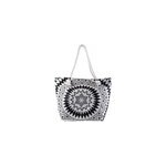 Sac de plage en toile impermable grande capacit  impression numrique bohme pour femmes, a