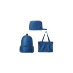 Sac de sport lger, pliable, multifonctionnel et impermable 3 - en - 1 pour l'extrieur, bleu