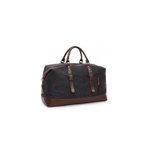 Sac de sport en toile unisexe de grande capacit et  usage occasionnel, noir