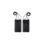 Sac de tlphone portable  bandoulire unique  motif crocodile pour dames de la mode, noir