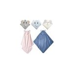 Serviette de bain unisexe à capuche éléphant doux et chaud pour bébé, rose Serviette de bain unisexe à capuche éléphant doux et chaud pour bébé, rose