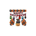 Set de ballons en film aluminium citrouille d'halloween fant�me festival f�te d�coration, a