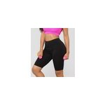 Short de yoga brillant à taille haute et élastique pour femmes, noir / m Short de yoga brillant à taille haute et élastique pour femmes, noir / m