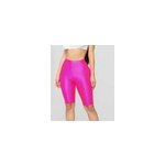 Short de yoga brillant à taille haute et élastique pour femmes, rose rouge / m Short de yoga brillant à taille haute et élastique pour femmes, rose rouge / m