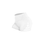 Short de yoga fitness sexy à taille haute pour femmes, blanc / m Short de yoga fitness sexy à taille haute pour femmes, blanc / m