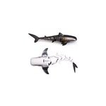 Simulateur de requin rc sans fil pour enfants jouets �lectriques aquatiques, noir
