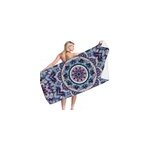 Summer boho 70x150cm serviettes de bain en microfibre  schage rapide, stj044 - 3