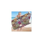 Summer boho 70x150cm serviettes de bain en microfibre  schage rapide, stj044 - 4