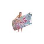 Summer boho 70x150cm serviettes de bain en microfibre  schage rapide, stj044 - 5