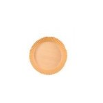 Supports en silicone pour papier sulfuris pour friteuse  air. , 30pcs / marron