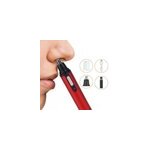 Tondeuse pour nez et oreilles rechargeable par usb, rouge