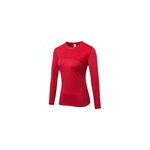 Tops de sport à manches longues pour femmes, à séchage rapide et respirant, m / rouge Tops de sport à manches longues pour femmes, à séchage rapide et respirant, m / rouge