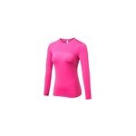 Tops de sport à manches longues pour femmes, à séchage rapide et respirant, m / rouge rose Tops de sport à manches longues pour femmes, à séchage rapide et respirant, m / rouge rose