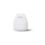 Veilleuse chat en silicone � couleurs changeantes pour enfants / adultes dans la chambre � coucher, chat ...