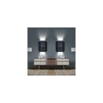 Veilleuse d'extrieur 6 led  alimentation solaire et tanche, lumire blanche