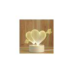 Veilleuse  led en acrylique 3d illusion bedroom decoration, type 5