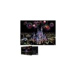 Vue de la nuit - peinture sur papier  gratter - diy pour adultes et enfants, style 3