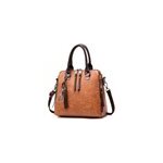 Womens vintage tassel leather handbag zipper shoulder bags (sacs � bandouli�re), kaki