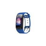 Zero montre intelligente tanche ip68 fitness tracker pour android ios, bleu