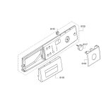 00652787. poignee de bac a lessives rep 0116 bosch b / s / h