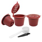 1 / 2 / 5pcs nespresso capsule de café rechargeable réutilisable de tasse de café capsule cuillère brosse ... 1 / 2 / 5pcs nespresso capsule de café rechargeable réutilisable de tasse de café capsule cuillère brosse ...