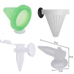 1 / 2 pi�ces distributeur automatique de nourriture pour poissons conique aquarium rouge ver alimentation ...