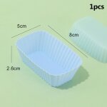 1 / 4pcs silicone réutilisable rectangulaire gâteau moules gelée cuisson moule fabricant de cupcake muffin ... 1 / 4pcs silicone réutilisable rectangulaire gâteau moules gelée cuisson moule fabricant de cupcake muffin ...