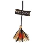 1 balai dansant de sorci�re de 65cm ref / 22265 (d�coration d'halloween anim�, sonore et lumineux)
