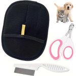 1 morceau de s d'�pilation pour animaux de compagnie, 1 ciseaux a ongles, 1 peigne dent, s de cr�te de ...