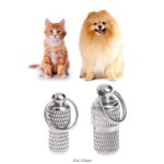 1 pc anti perdu baril tube collier chien etiquettes animal de compagnie pour animal de compagnie id etiquette ...