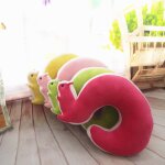 1 pc mignon nouveaute ecureuil animal coton peluche u forme cou oreiller voyage voiture maison oreiller ...