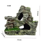 1 pi�ce d'�mulation rocaille vue sur la montagne, grotte en pierre, maison d'arbre, artisanat en r�sine, ...