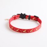 1 pi�ces(rouge) ensemble collier , r�glables bandana pour les promenades en plein air pour chats et chiots ...