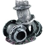 1 pi�ce de cachette de grotte, tuyau d'�levage cass�, petite maison, cachette de crevettes, ornement ...