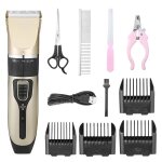 1 set nouveau pro chien tondeuses sans fil pour animaux de compagnie tondeuse a cheveux rasoir toilettage ...