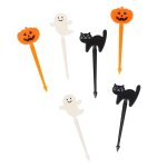 1 set en plastique mignon cure - dents vaisselle pics alimentaires enfants ferme sre d'animal de bande ...