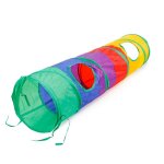1 tunnel pour lapin pliable cachette pour lapin a 1 voies petit jouet tunnel d'activit� animale pour ...