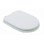 1 x abattant de wc en bois blanc savini aretusa