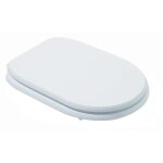 1 x abattant de wc en bois blanc savini sintesi