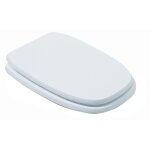 1 x abattant de wc carre en bois blanc savini