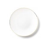 10 assiettes 26cm classic collection blanc or