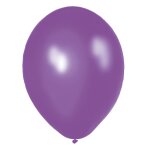 10 ballons de baudruche violet 30cm taille unique