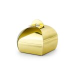 10 botes carton or brillant 6x6x5. 5 cm.